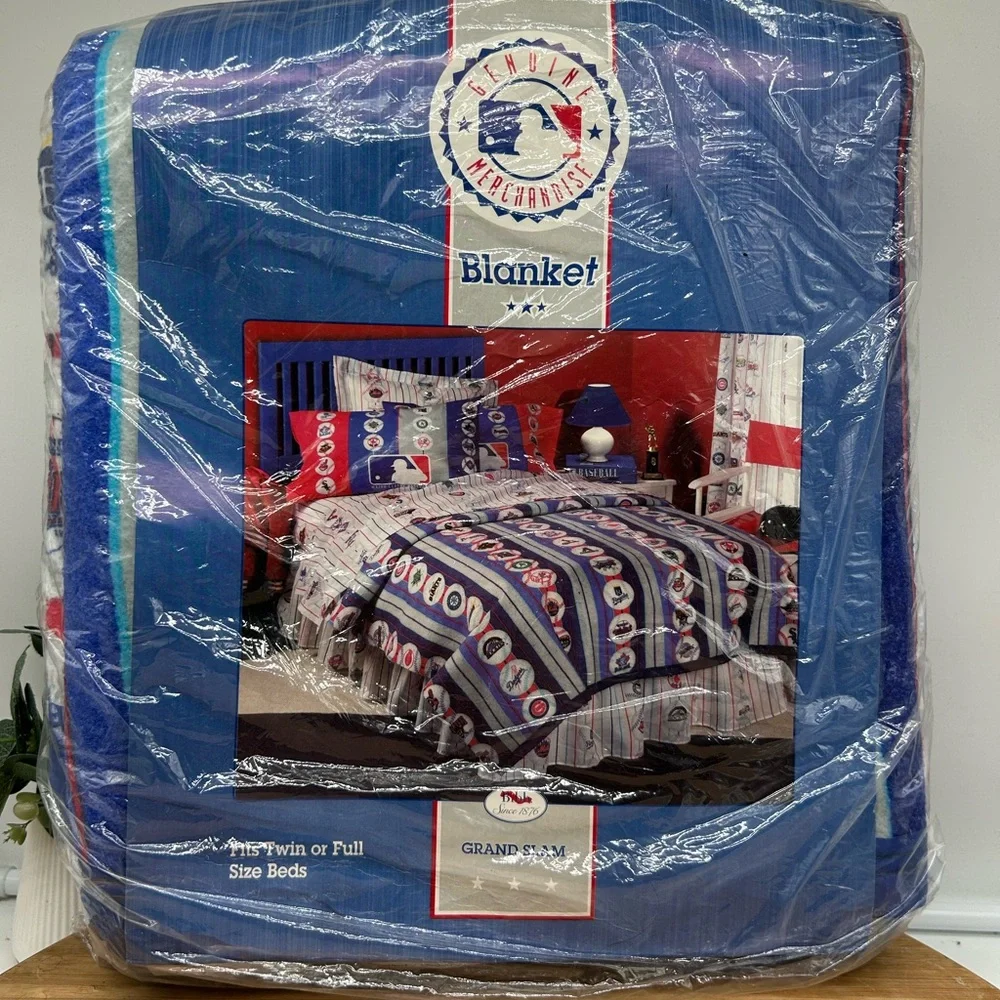 Grand Slam Baseball Teams‎ MLB Genuine Merchandise  Twin/Full Bed Brand New